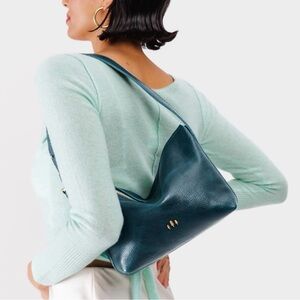 💧Lagoon Sm Slouchy Shoulder Bag - Portland Leather